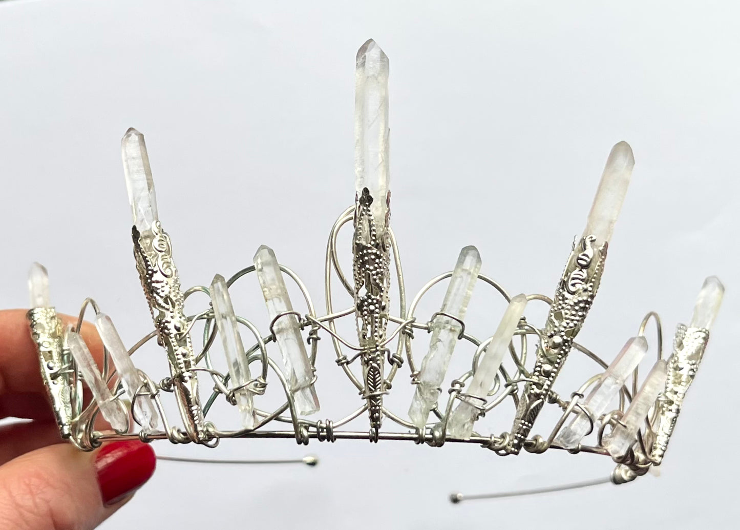 The IANTHE Crystal Art Nouveau Crown