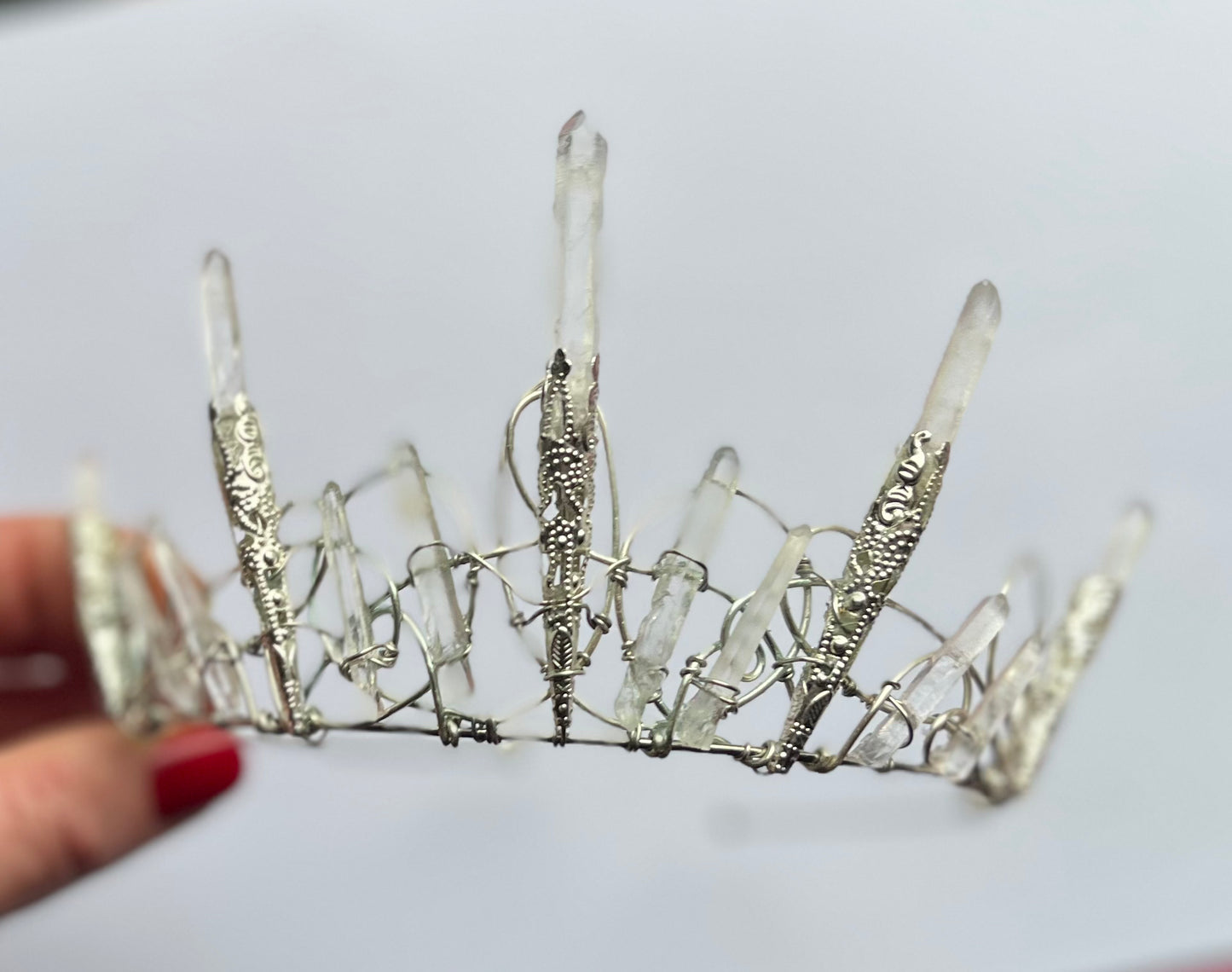 The IANTHE Crystal Art Nouveau Crown