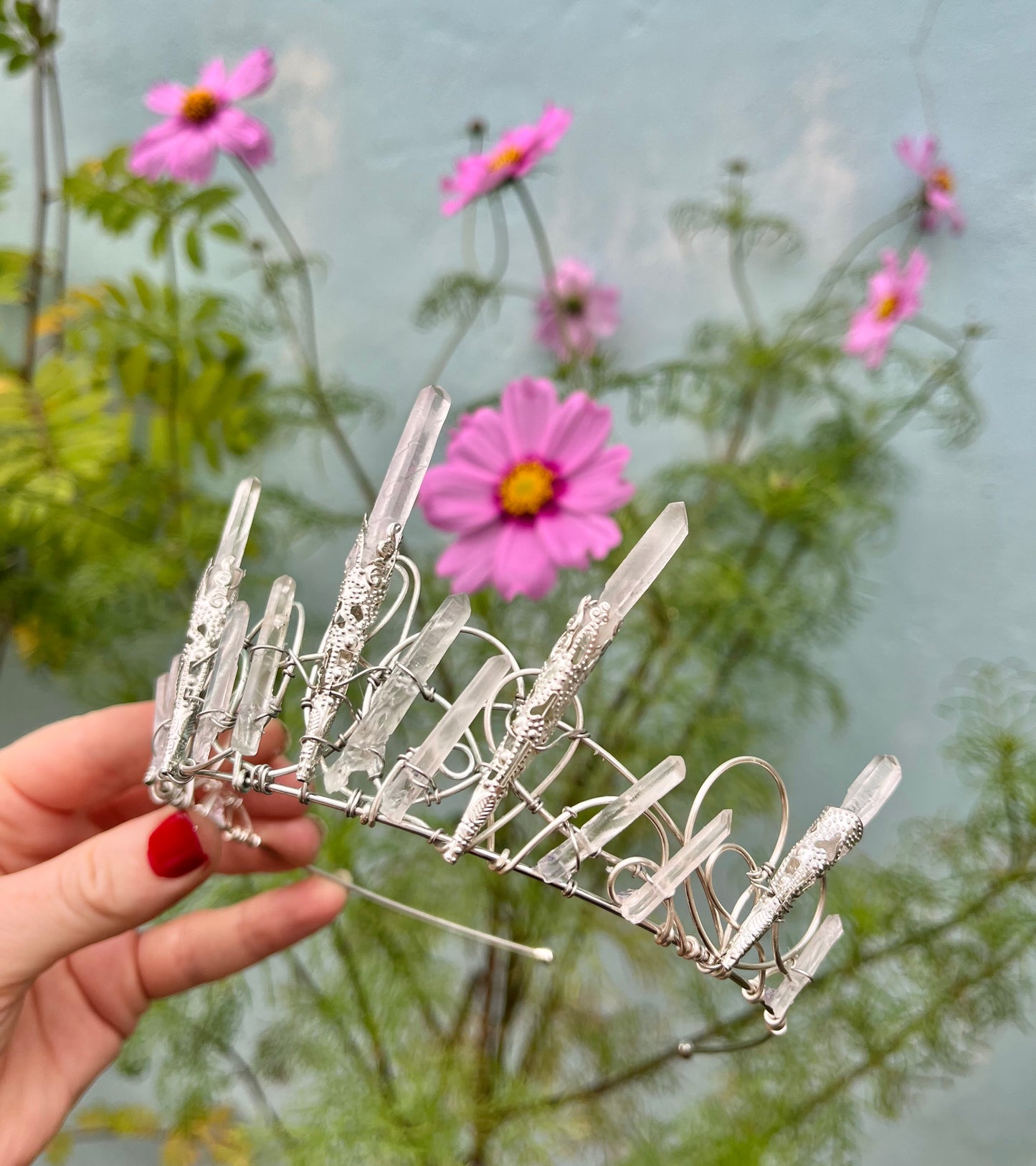 The IANTHE Crystal Art Nouveau Crown