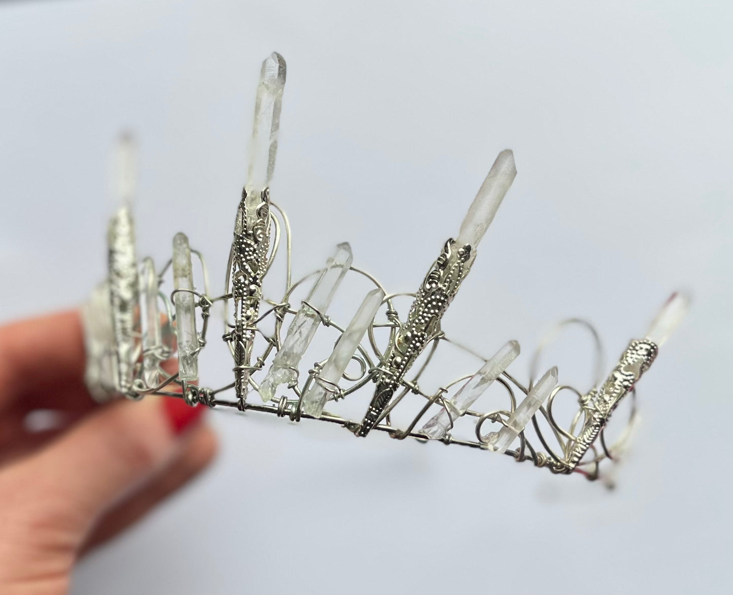 The IANTHE Crystal Art Nouveau Crown