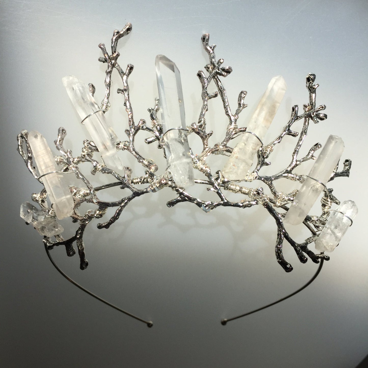 The ESME Quartz Twig Crown