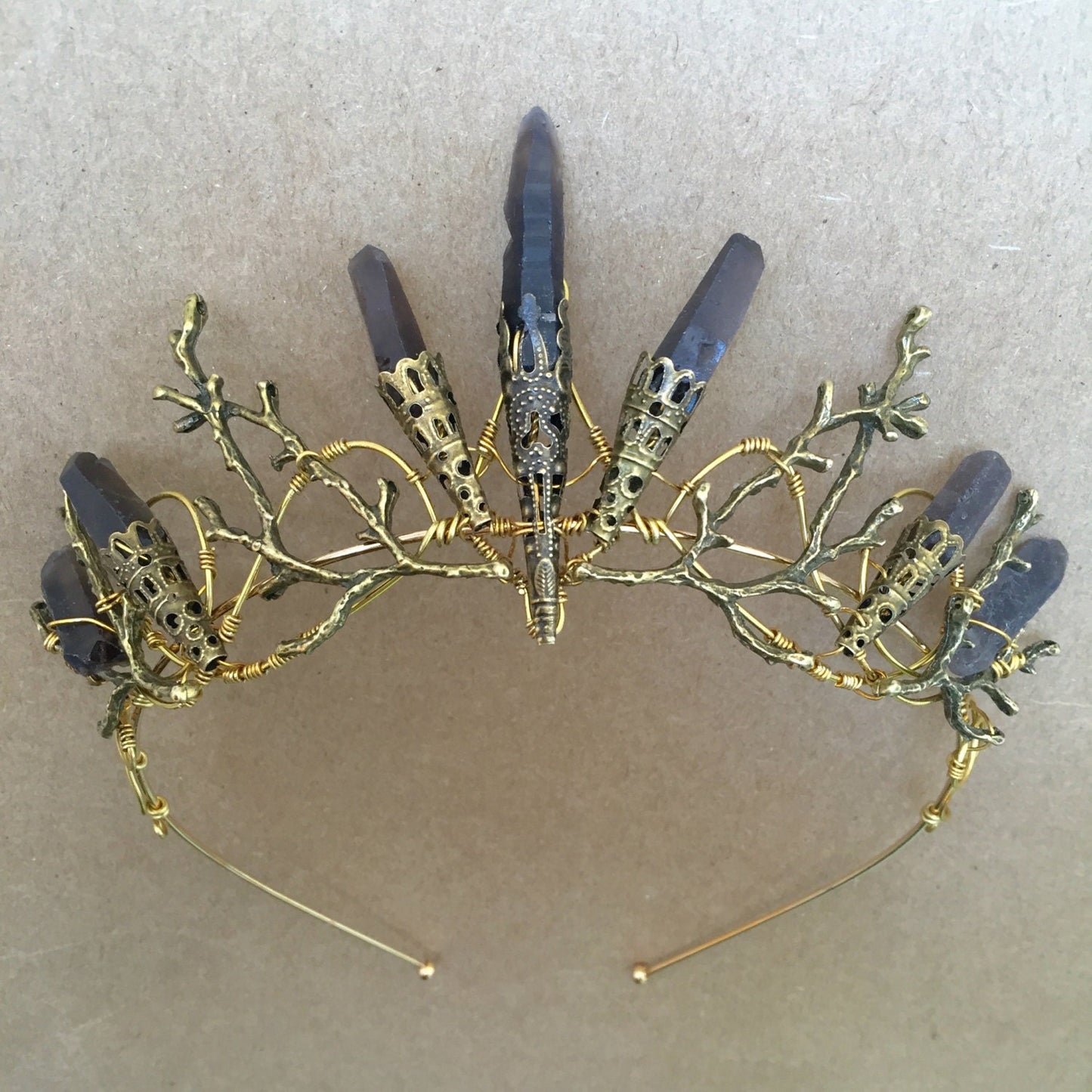 The THEODORA Smoky Quartz Crown