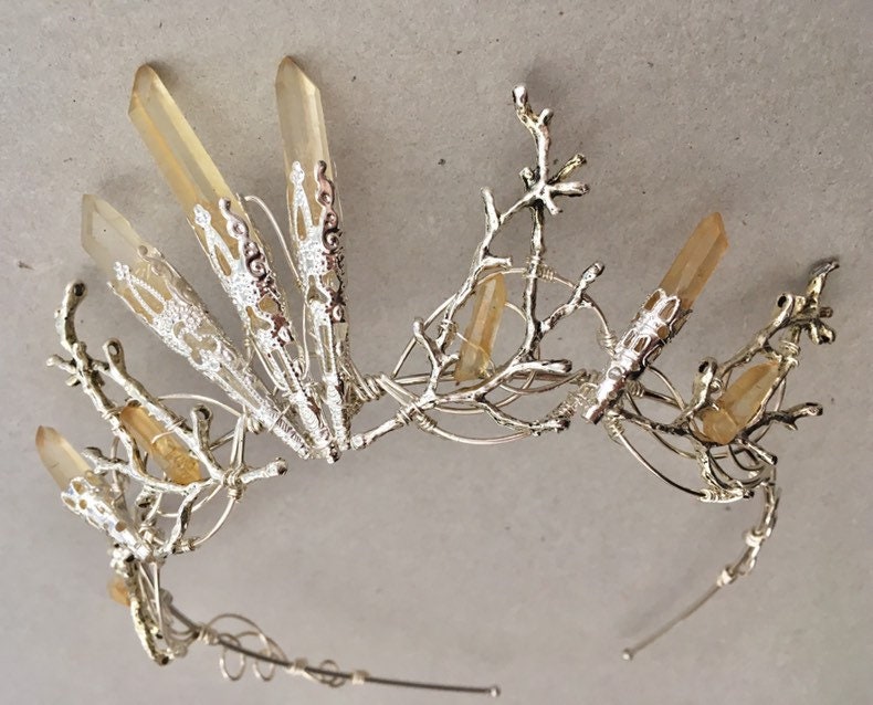 The CECILY Lemon Quartz Crown