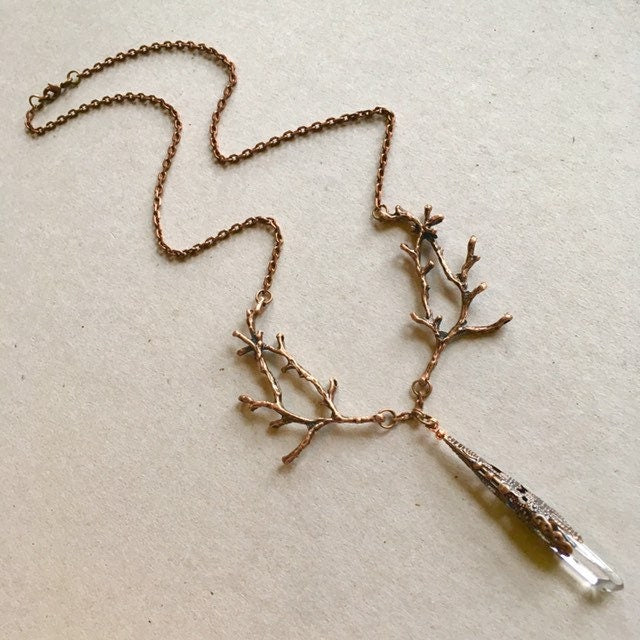 Crystal Branch Necklace