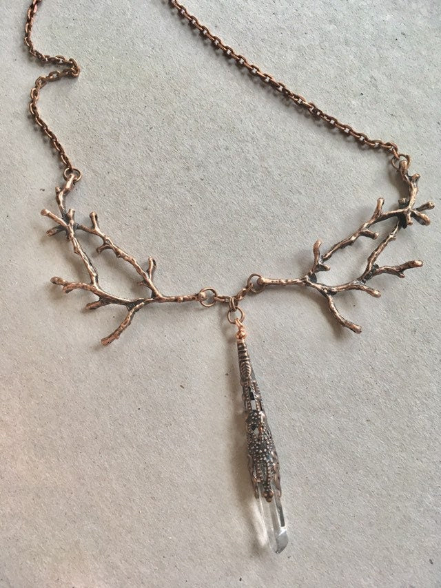 Crystal Branch Necklace