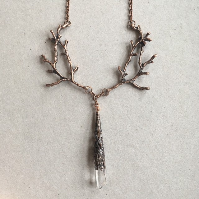 Crystal Branch Necklace