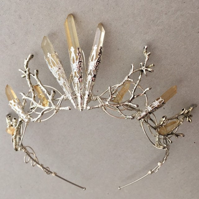 The CECILY Lemon Quartz Crown