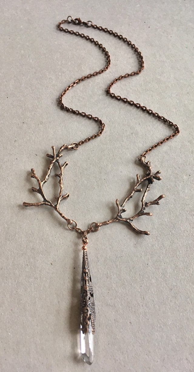 Crystal Branch Necklace