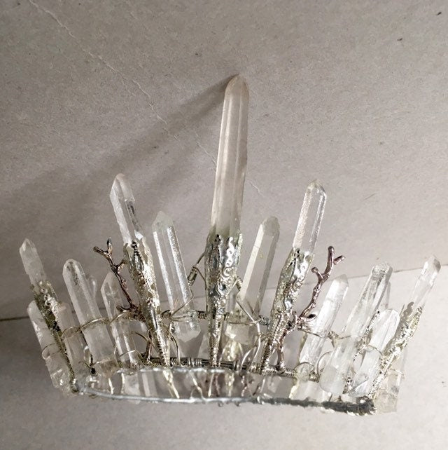 The HECATE Rock Crystal Full Crown