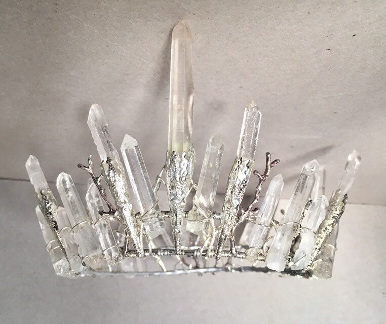 The HECATE Rock Crystal Full Crown