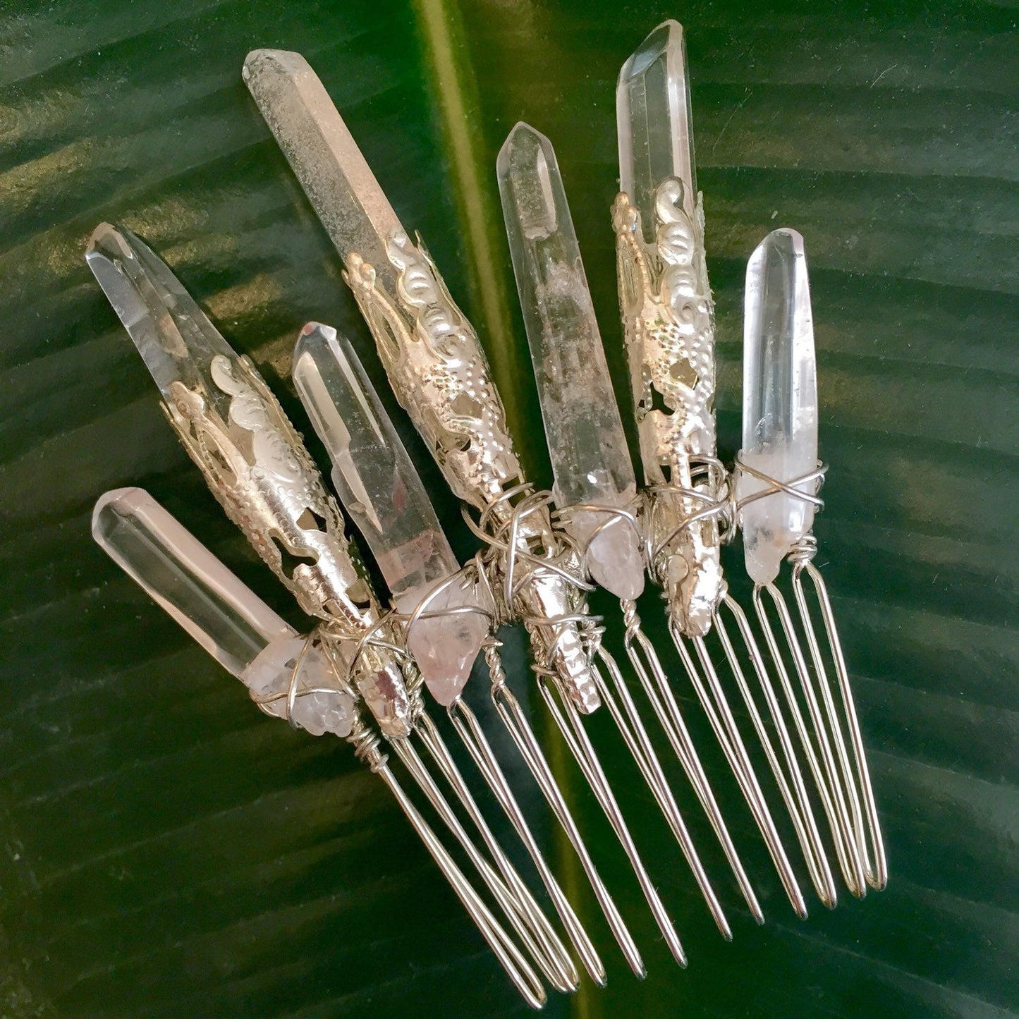 Filigree Quartz Comb