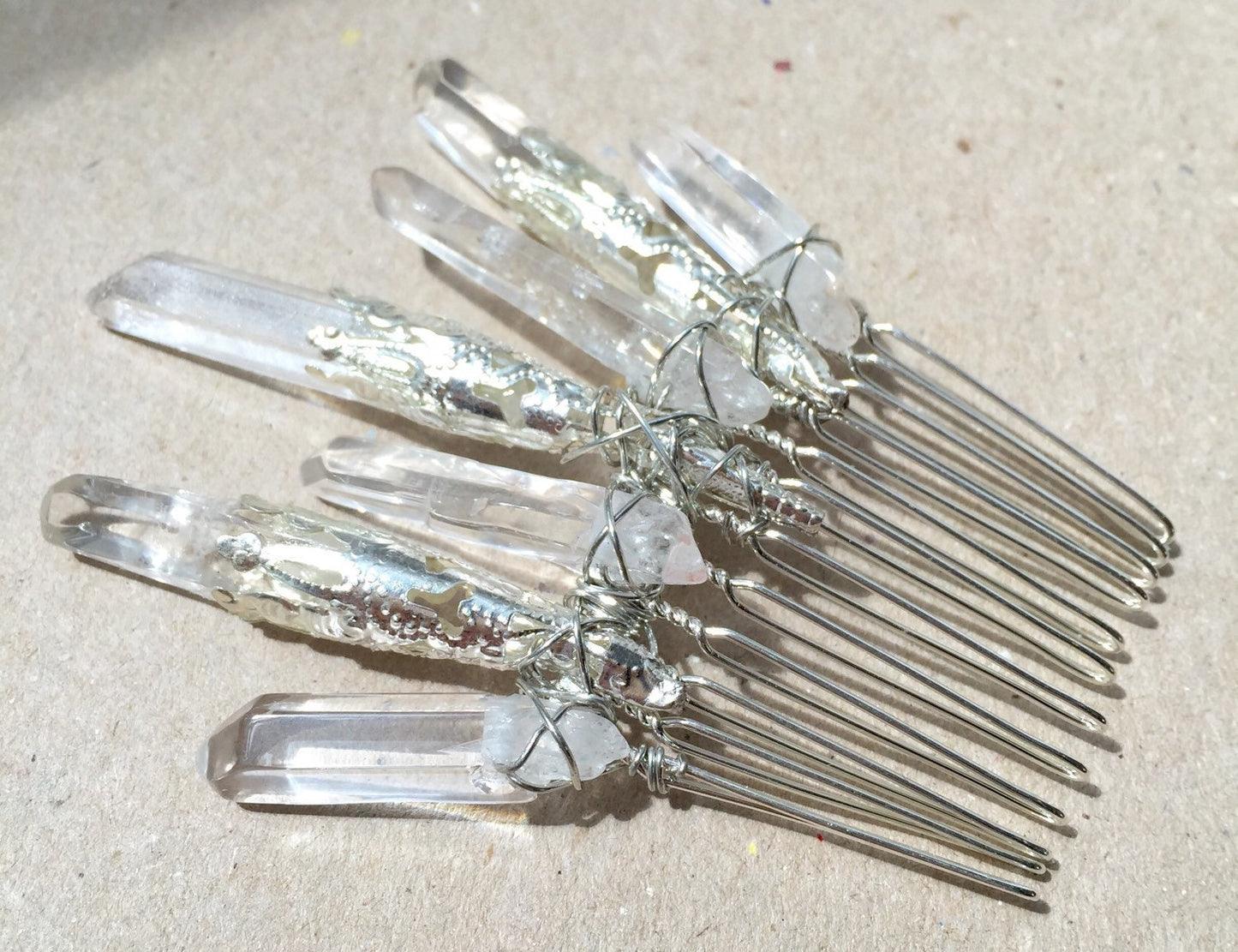 Filigree Quartz Comb