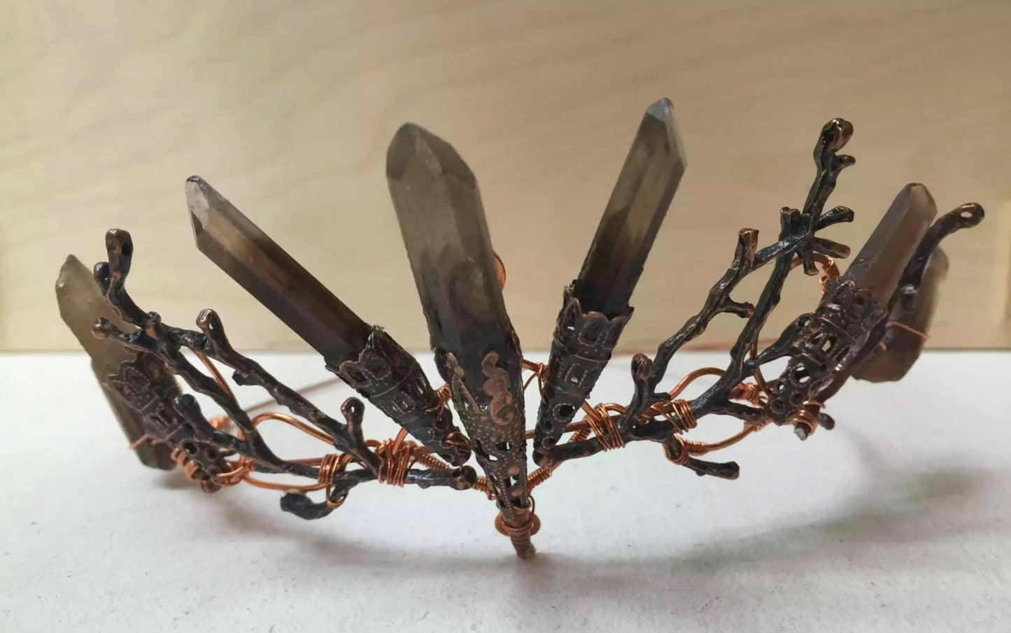The THEODORA Smoky Quartz Crown