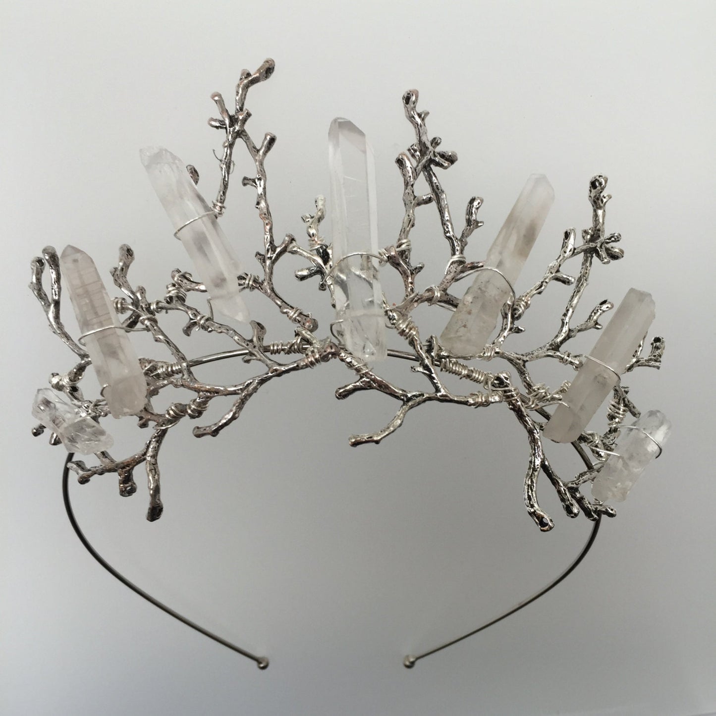 The ESME Quartz Twig Crown