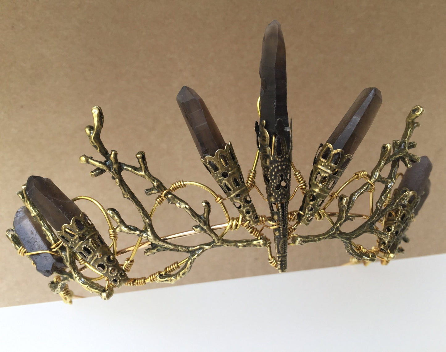 The THEODORA Smoky Quartz Crown