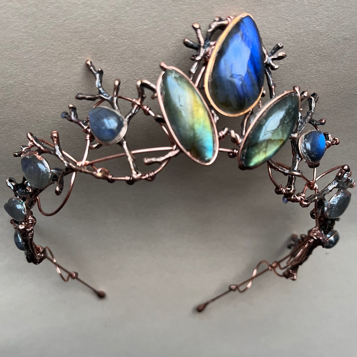 The FREYJA Branch Crown with Labradorite