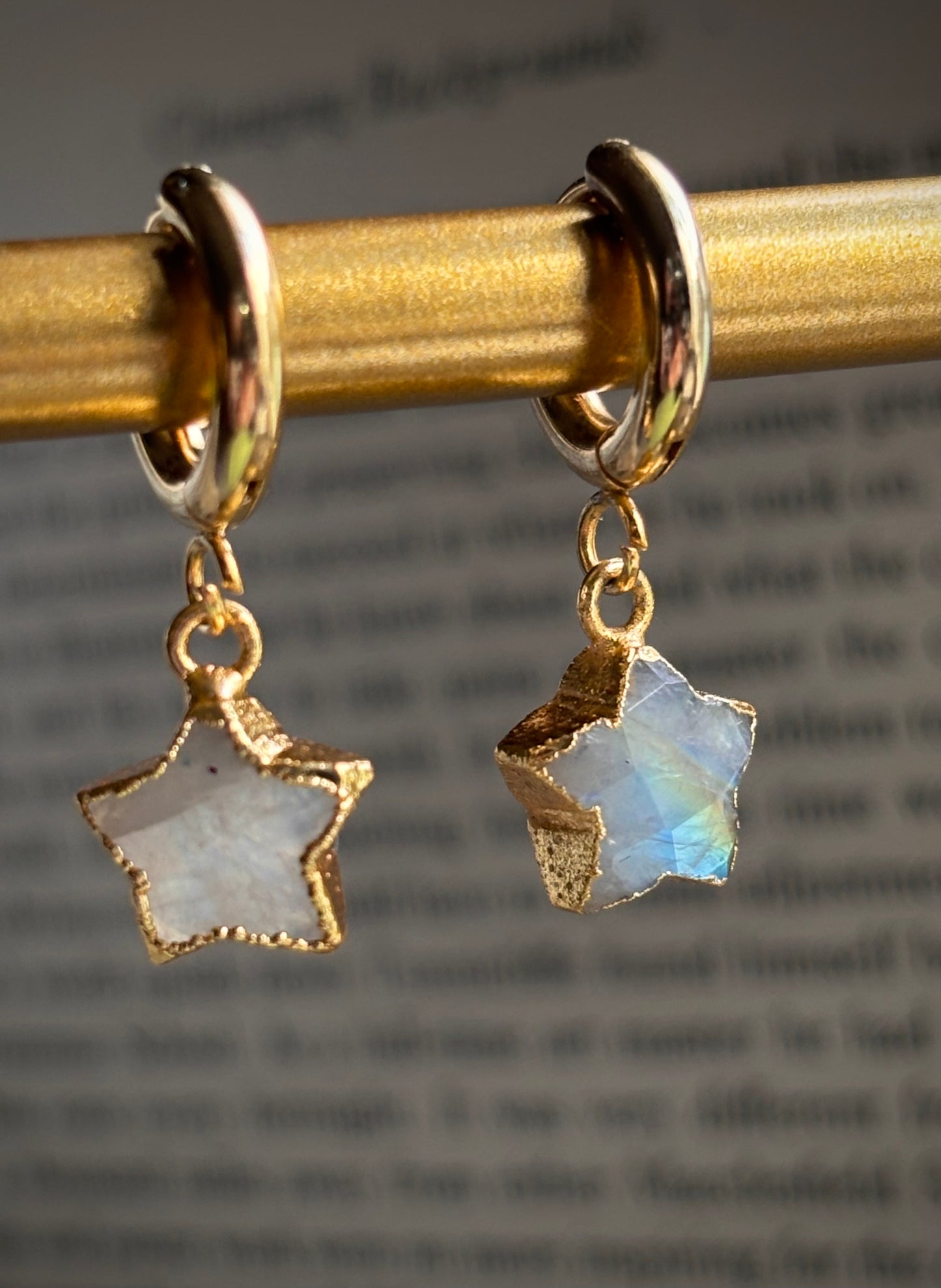 Rainbow Moonstone Star Jewellery