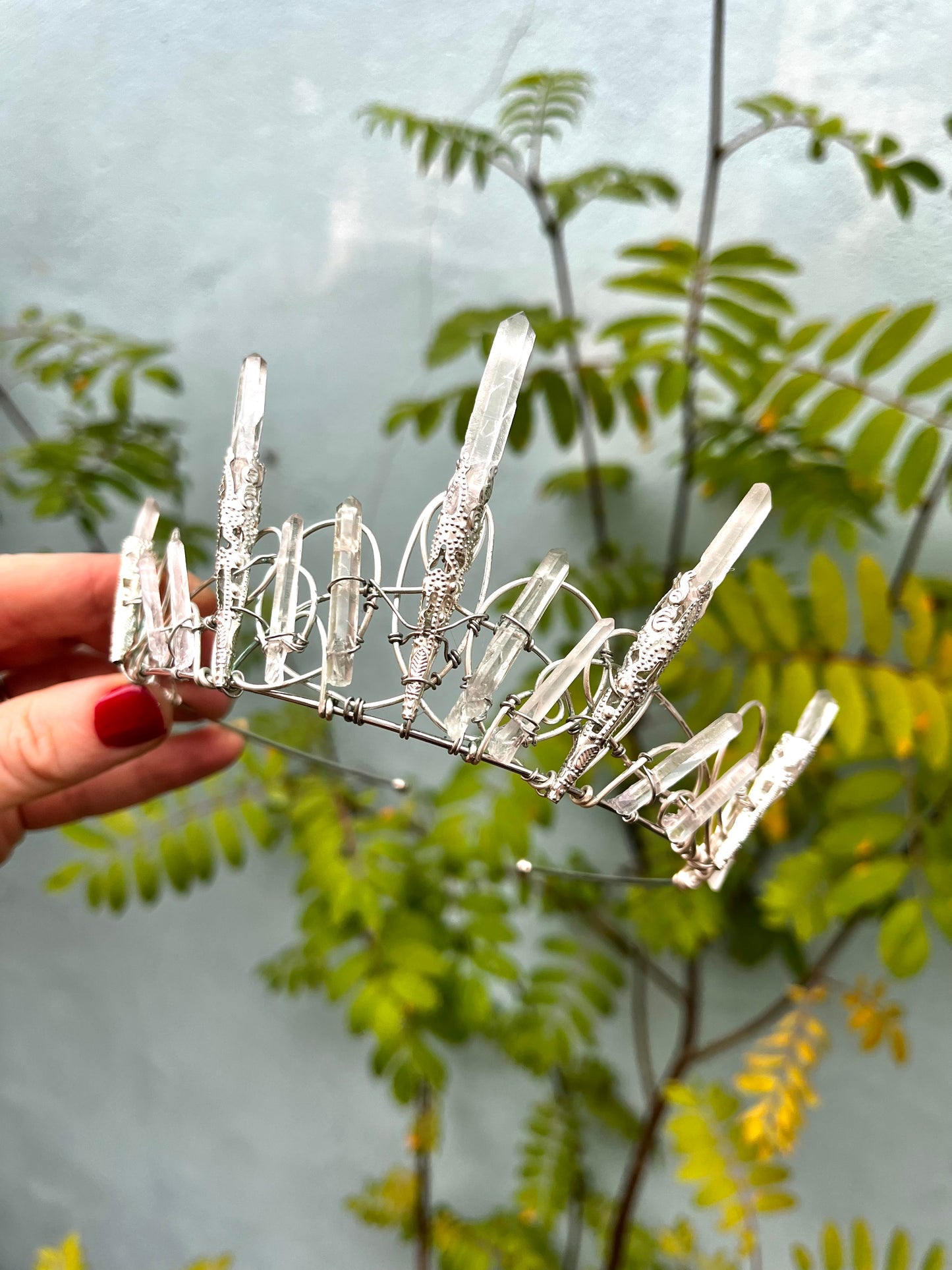 The IANTHE Crystal Art Nouveau Crown