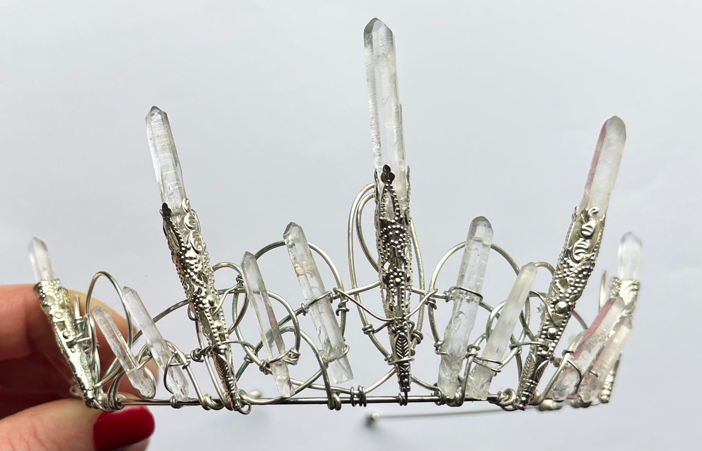 The IANTHE Crystal Art Nouveau Crown