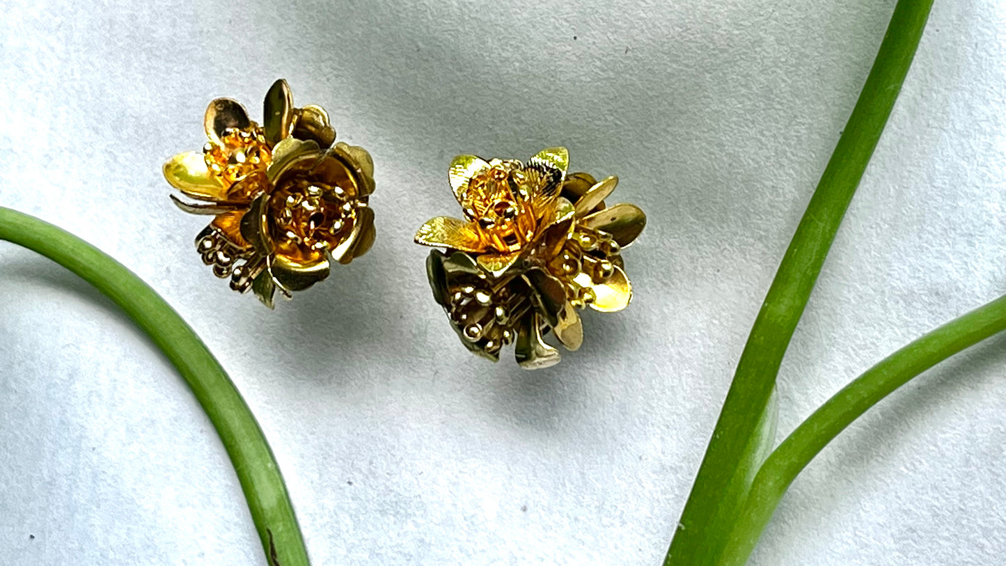 FLORA Flower Bouquet Earrings