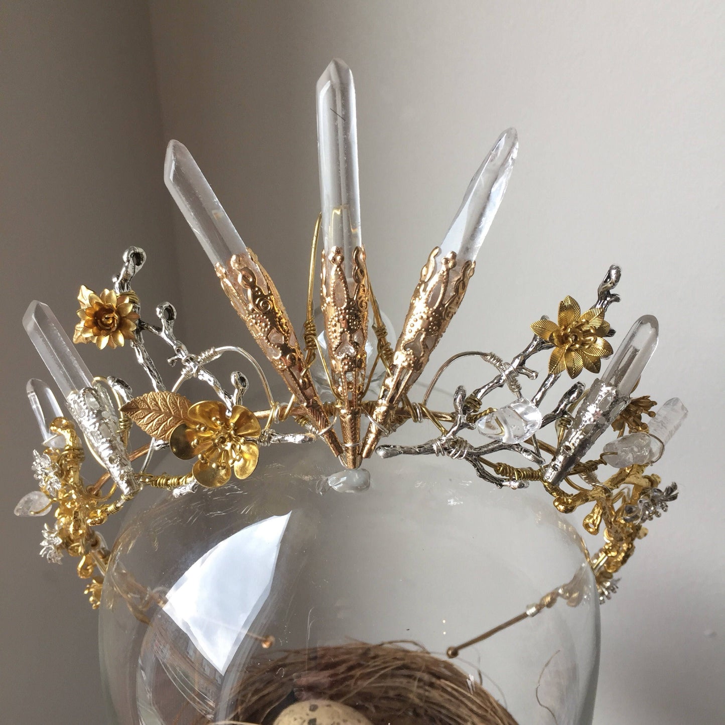 The GILT DELPHINE Crown