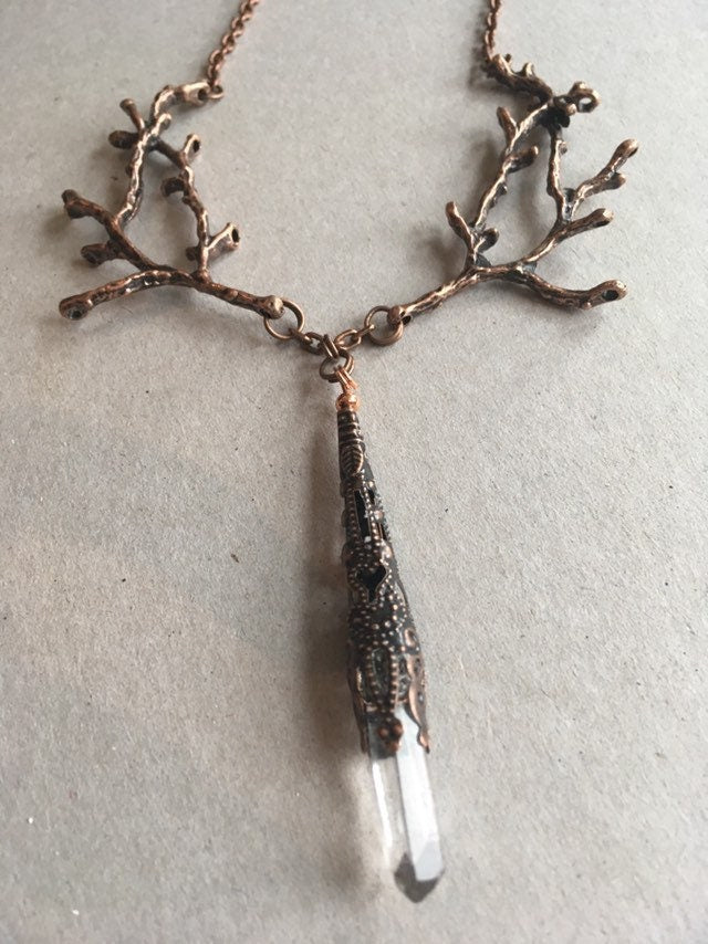 Crystal Branch Necklace