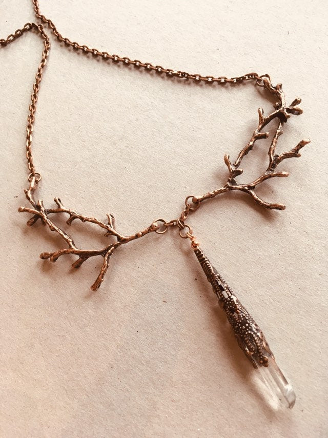 Crystal Branch Necklace
