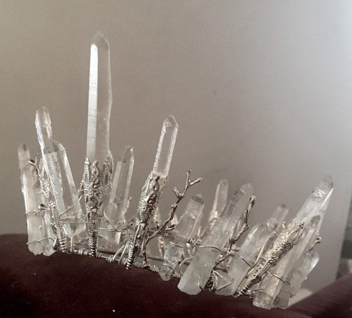 The HECATE Rock Crystal Full Crown