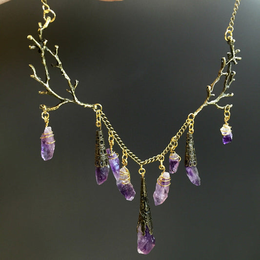 The ELVIRA Amethyst Necklace